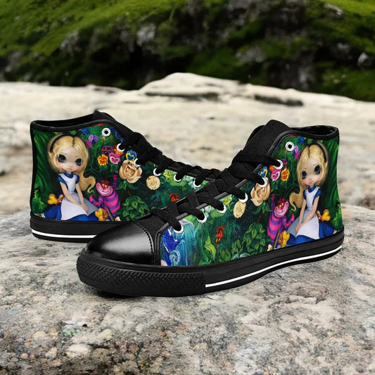 Alice in Wonderland Custom High Top Sneakers Shoes