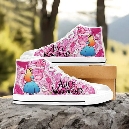 Alice in Wonderland Custom High Top Sneakers Shoes