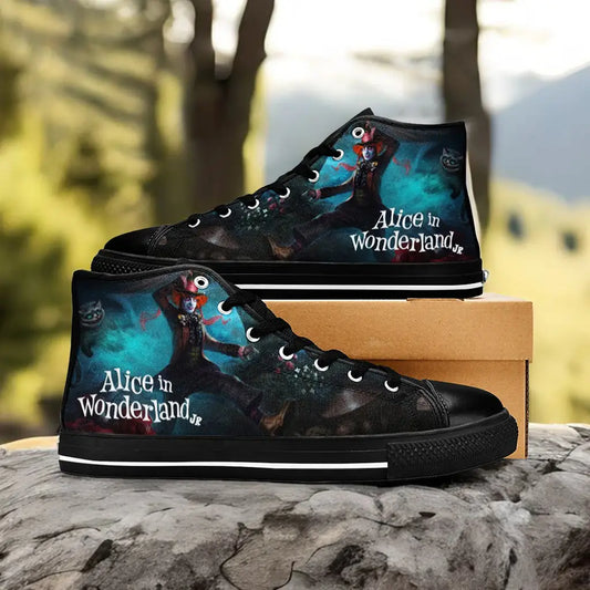 Alice in Wonderland Custom High Top Sneakers Shoes