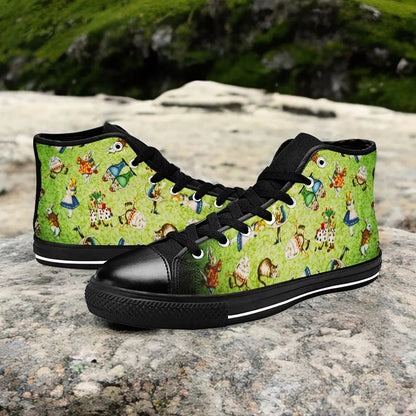 Alice in Wonderland Custom High Top Sneakers Shoes