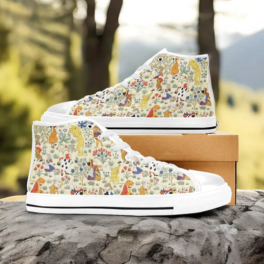 Alice in Wonderland Custom High Top Sneakers Shoes