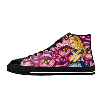 Alice in Wonderland Custom High Top Sneakers Shoes