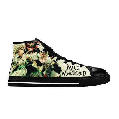 Alice in Wonderland Custom High Top Sneakers Shoes