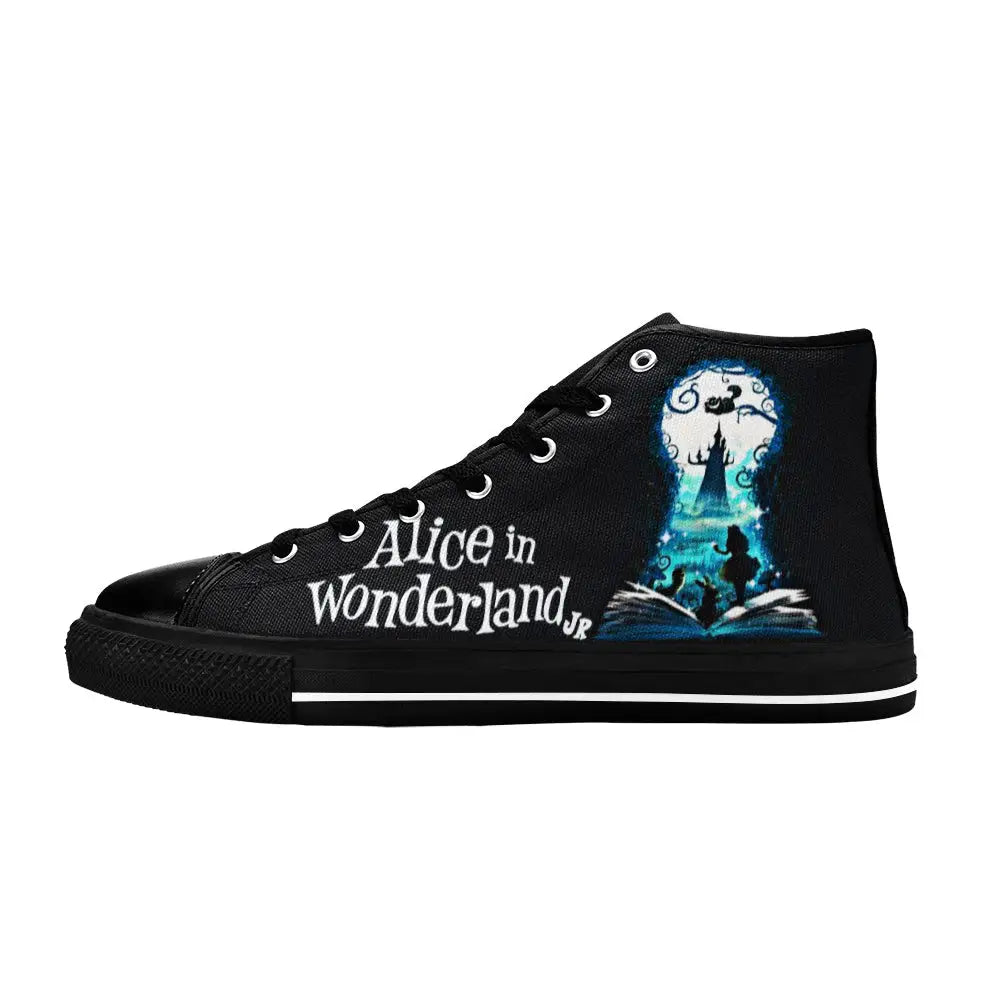 Alice in Wonderland Custom High Top Sneakers Shoes