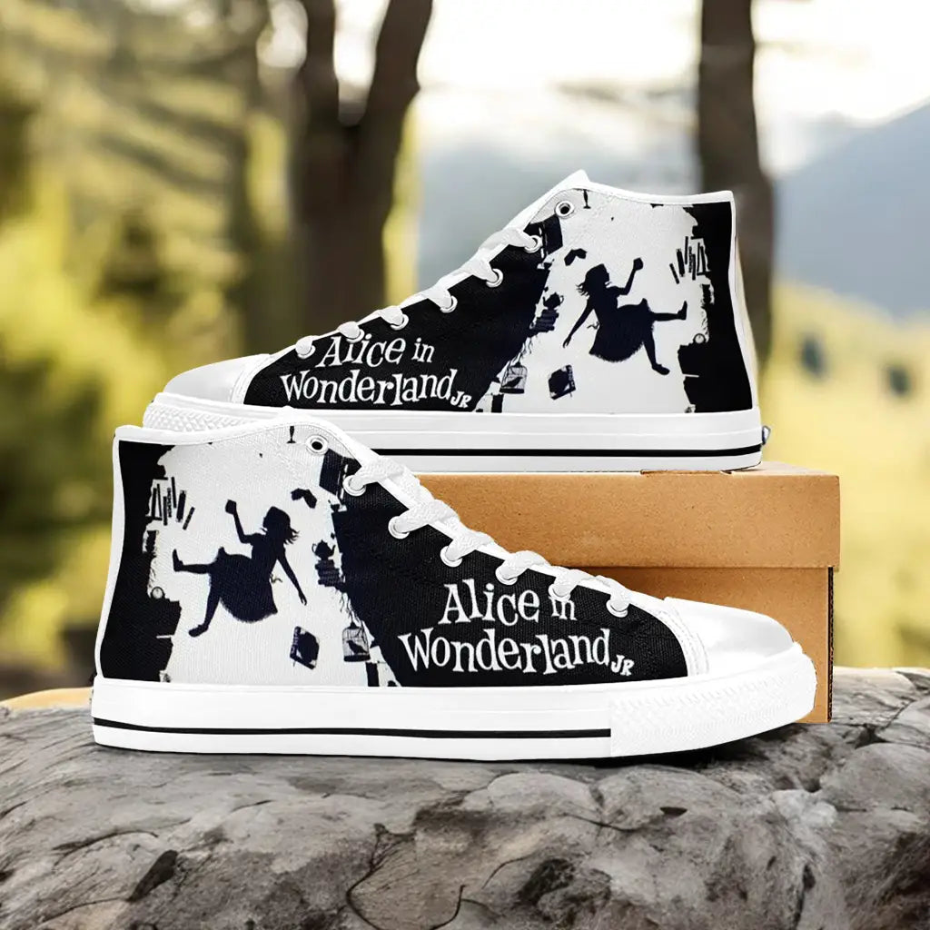 Alice in Wonderland Custom High Top Sneakers Shoes