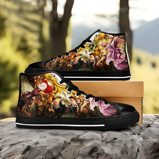 Alice in Wonderland Custom High Top Sneakers Shoes