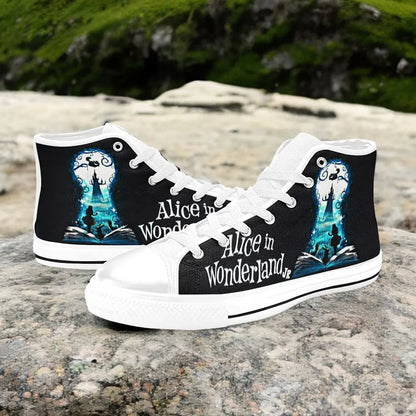 Alice in Wonderland Custom High Top Sneakers Shoes