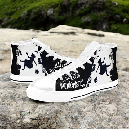 Alice in Wonderland Custom High Top Sneakers Shoes