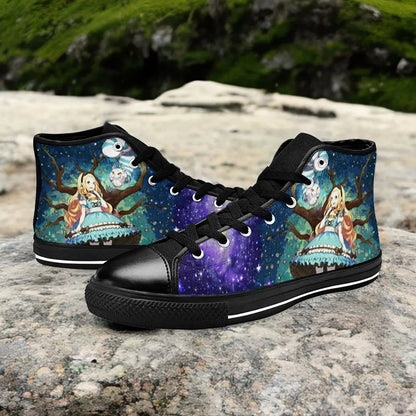 Alice in Wonderland Fushigi no Kuni no Alice Custom High Top Sneakers Shoes