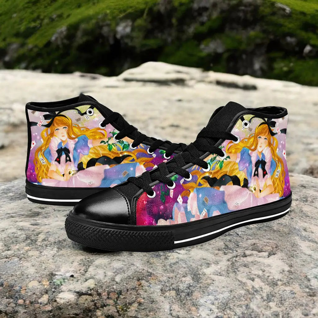 Alice in Wonderland Fushigi no Kuni no Alice Custom High Top Sneakers Shoes