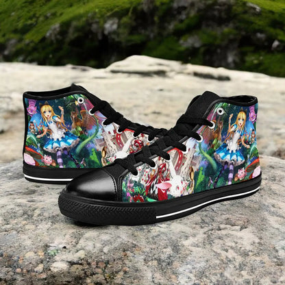 Alice in Wonderland Fushigi no Kuni no Alice Custom High Top Sneakers Shoes