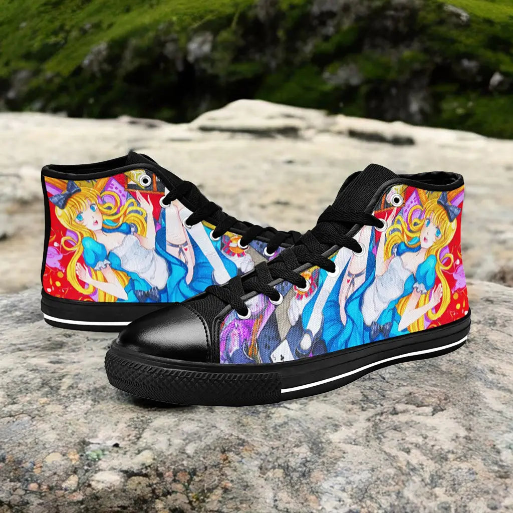 Alice in Wonderland Fushigi no Kuni no Alice Custom High Top Sneakers Shoes