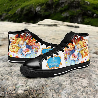 Alice in Wonderland Fushigi no Kuni no Alice Custom High Top Sneakers Shoes