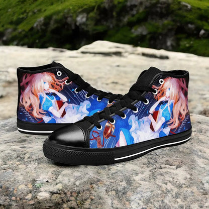 Alice in Wonderland Fushigi no Kuni no Alice Custom High Top Sneakers Shoes