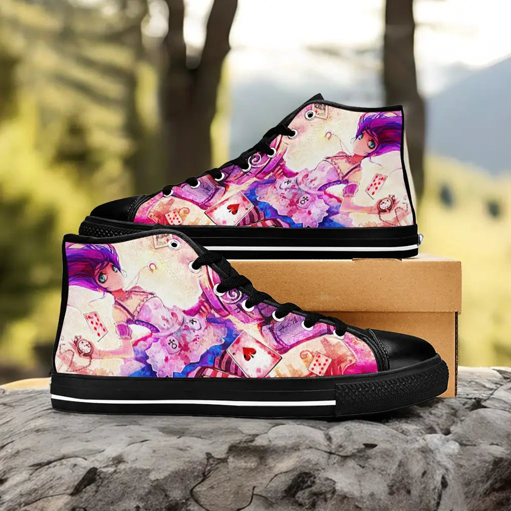 Alice in Wonderland Fushigi no Kuni no Alice Custom High Top Sneakers Shoes