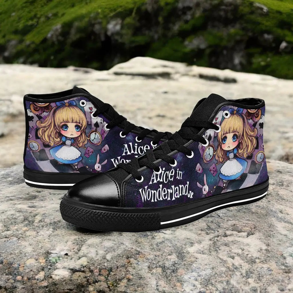 Alice in Wonderland Fushigi no Kuni no Alice Custom High Top Sneakers Shoes