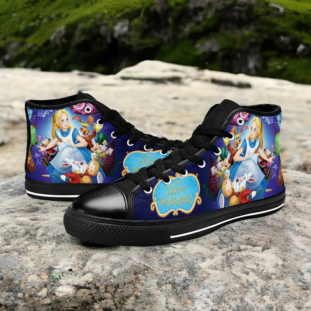 Alice in Wonderland Fushigi no Kuni no Alice Custom High Top Sneakers Shoes