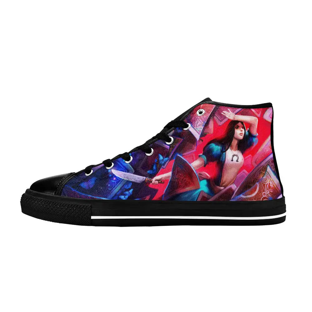 Alice in Wonderland Fushigi no Kuni no Alice Custom High Top Sneakers Shoes