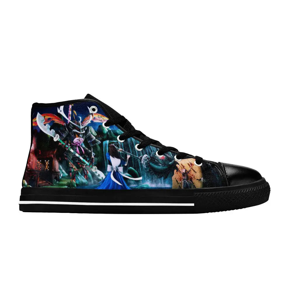 Alice in Wonderland Fushigi no Kuni no Alice Custom High Top Sneakers Shoes