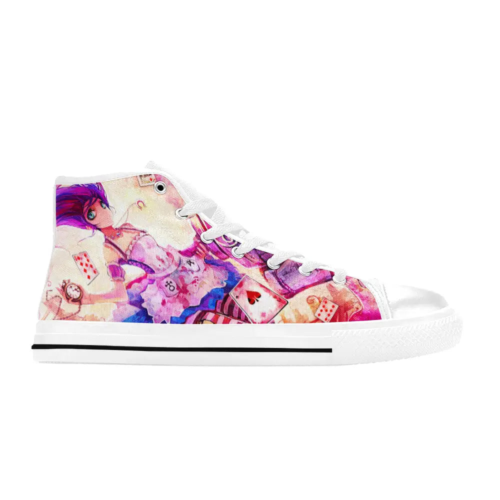 Alice in Wonderland Fushigi no Kuni no Alice Custom High Top Sneakers Shoes