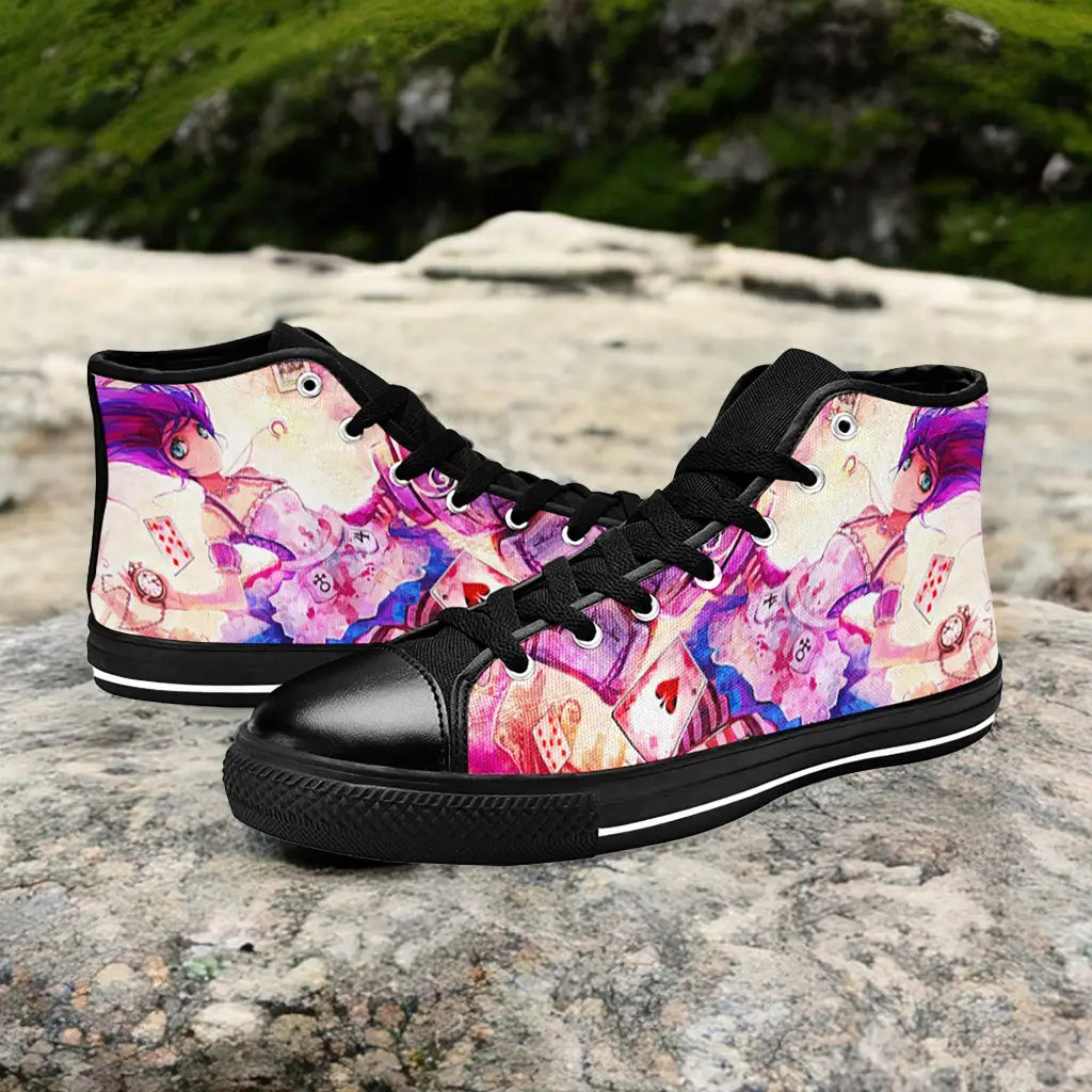 Alice in Wonderland Fushigi no Kuni no Alice Custom High Top Sneakers Shoes