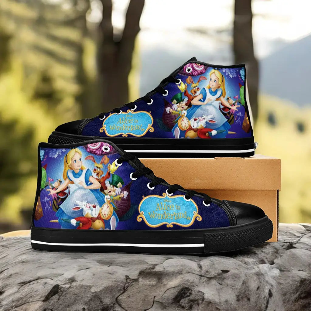 Alice in Wonderland Fushigi no Kuni no Alice Custom High Top Sneakers Shoes