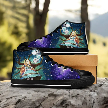 Alice in Wonderland Fushigi no Kuni no Alice Custom High Top Sneakers Shoes