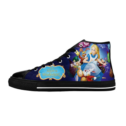 Alice in Wonderland Fushigi no Kuni no Alice Custom High Top Sneakers Shoes