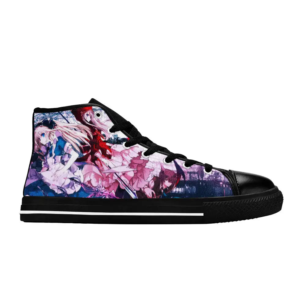 Alice in Wonderland Fushigi no Kuni no Alice Custom High Top Sneakers Shoes