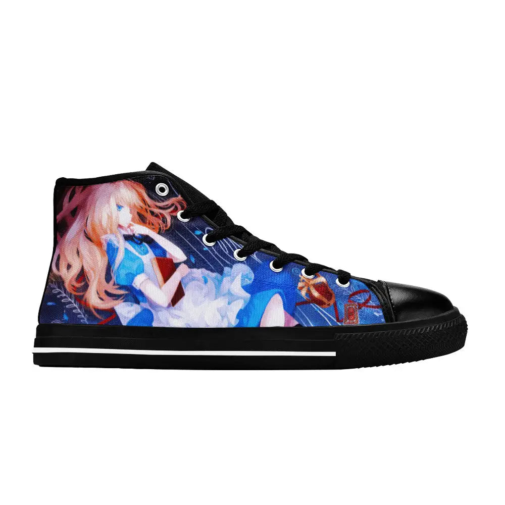 Alice in Wonderland Fushigi no Kuni no Alice Custom High Top Sneakers Shoes