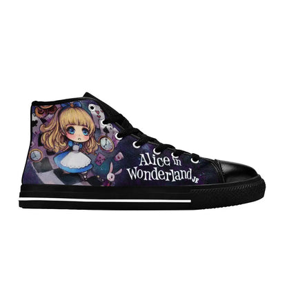 Alice in Wonderland Fushigi no Kuni no Alice Custom High Top Sneakers Shoes