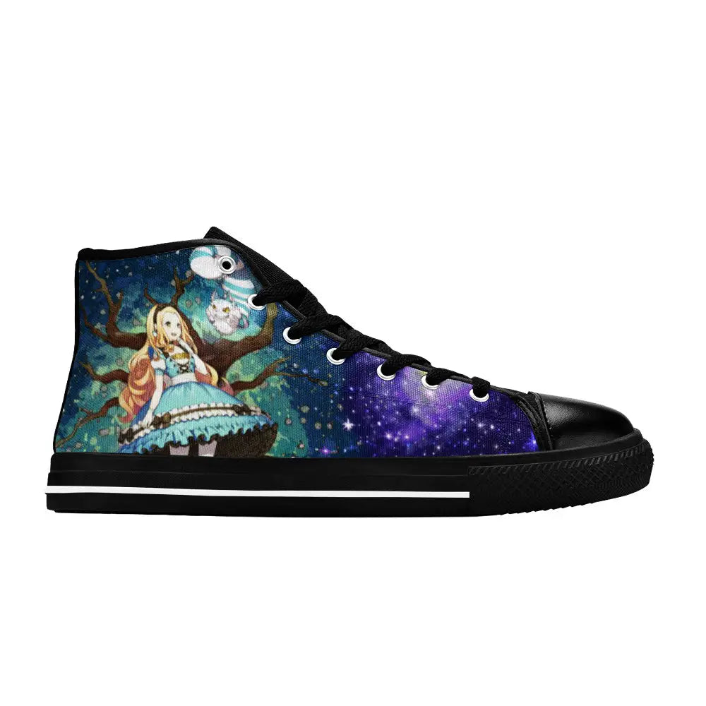 Alice in Wonderland Fushigi no Kuni no Alice Custom High Top Sneakers Shoes