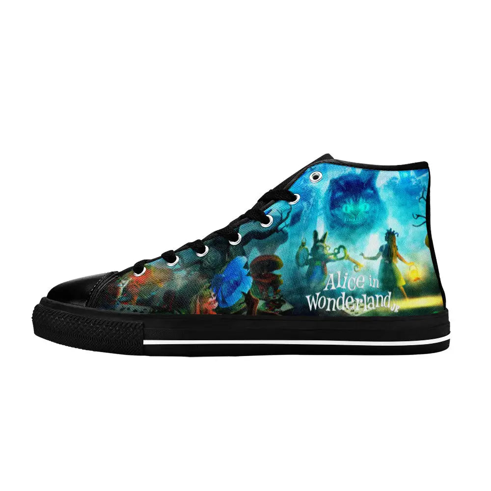 Alice in Wonderland Fushigi no Kuni no Alice Custom High Top Sneakers Shoes