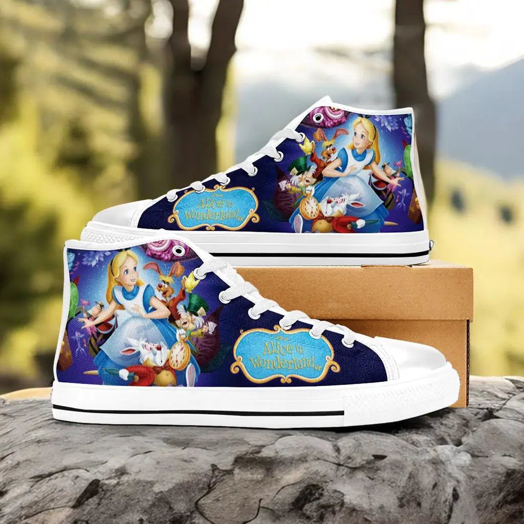 Alice in Wonderland Fushigi no Kuni no Alice Custom High Top Sneakers Shoes