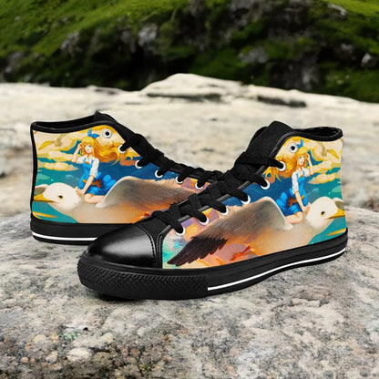 Alice in Wonderland Fushigi no Kuni no Alice Custom High Top Sneakers Shoes