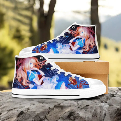 Alice in Wonderland Fushigi no Kuni no Alice Custom High Top Sneakers Shoes