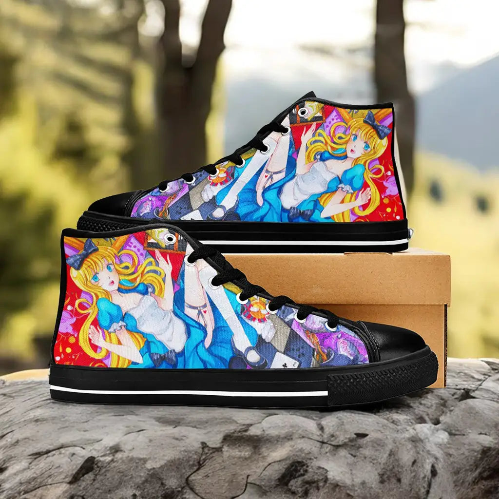 Alice in Wonderland Fushigi no Kuni no Alice Custom High Top Sneakers Shoes