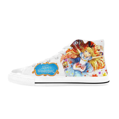 Alice in Wonderland Fushigi no Kuni no Alice Custom High Top Sneakers Shoes