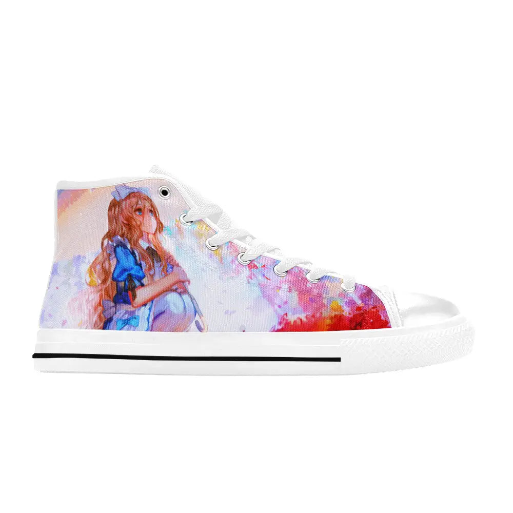 Alice in Wonderland Fushigi no Kuni no Alice Custom High Top Sneakers Shoes