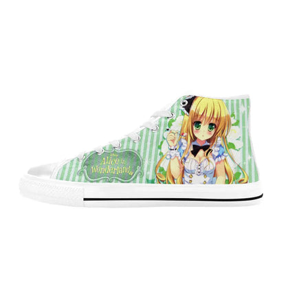 Alice in Wonderland Fushigi no Kuni no Alice Custom High Top Sneakers Shoes