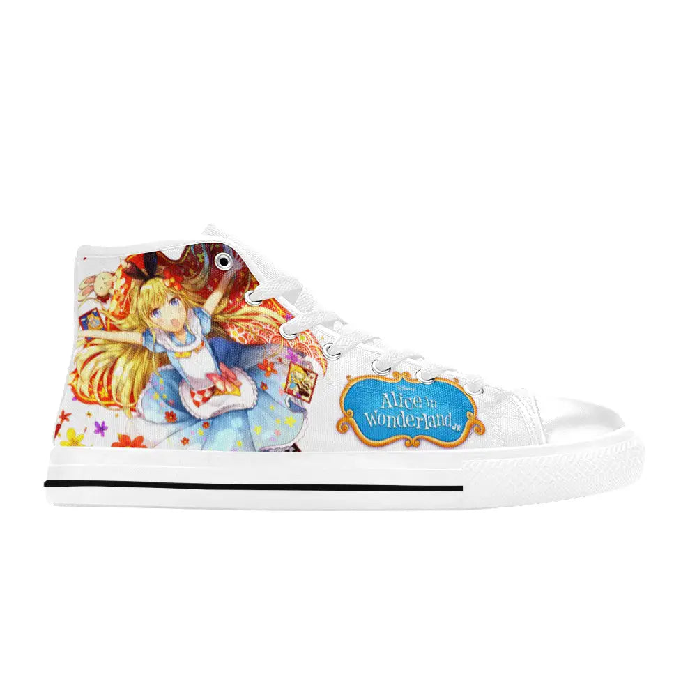 Alice in Wonderland Fushigi no Kuni no Alice Custom High Top Sneakers Shoes