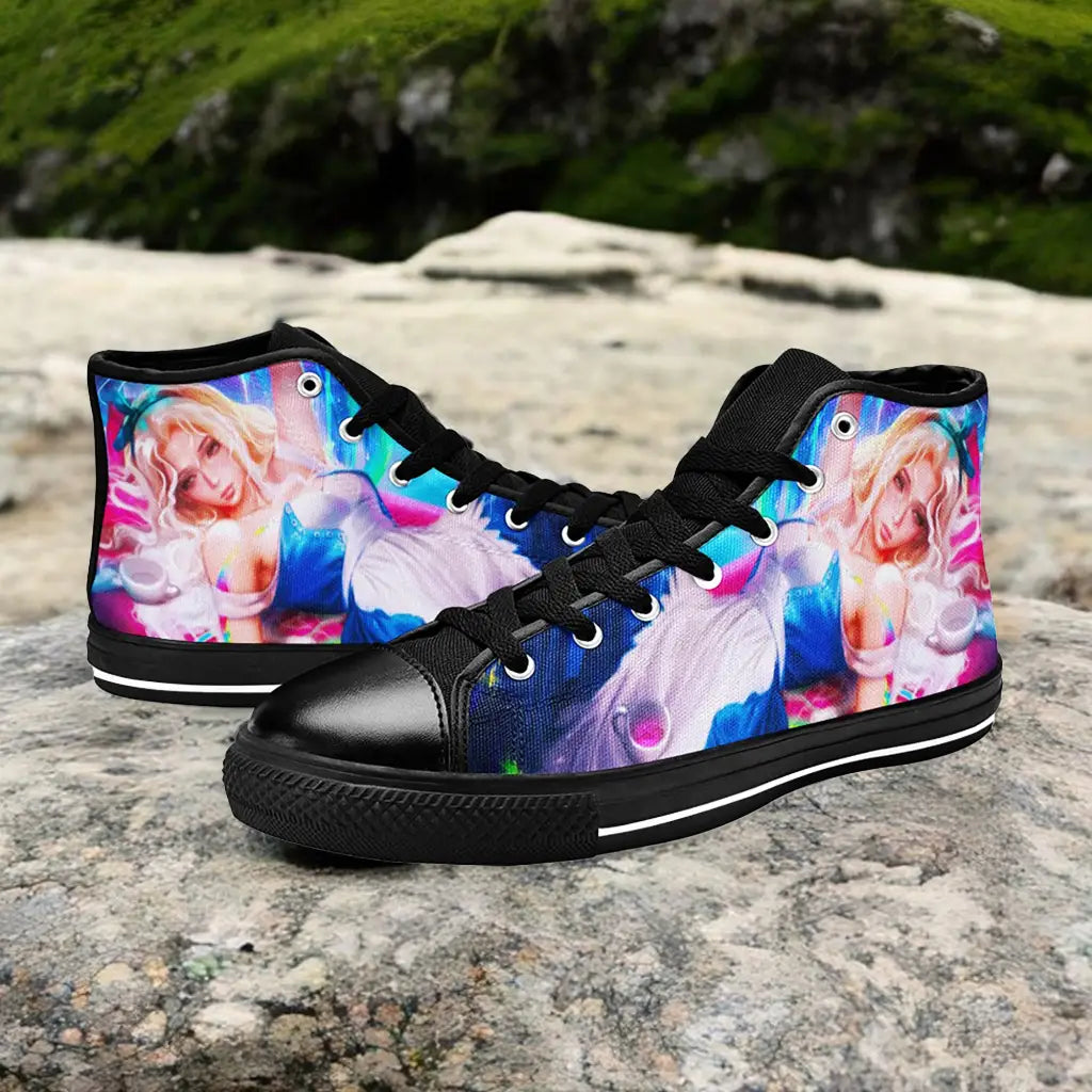 Alice in Wonderland Fushigi no Kuni no Alice Custom High Top Sneakers Shoes