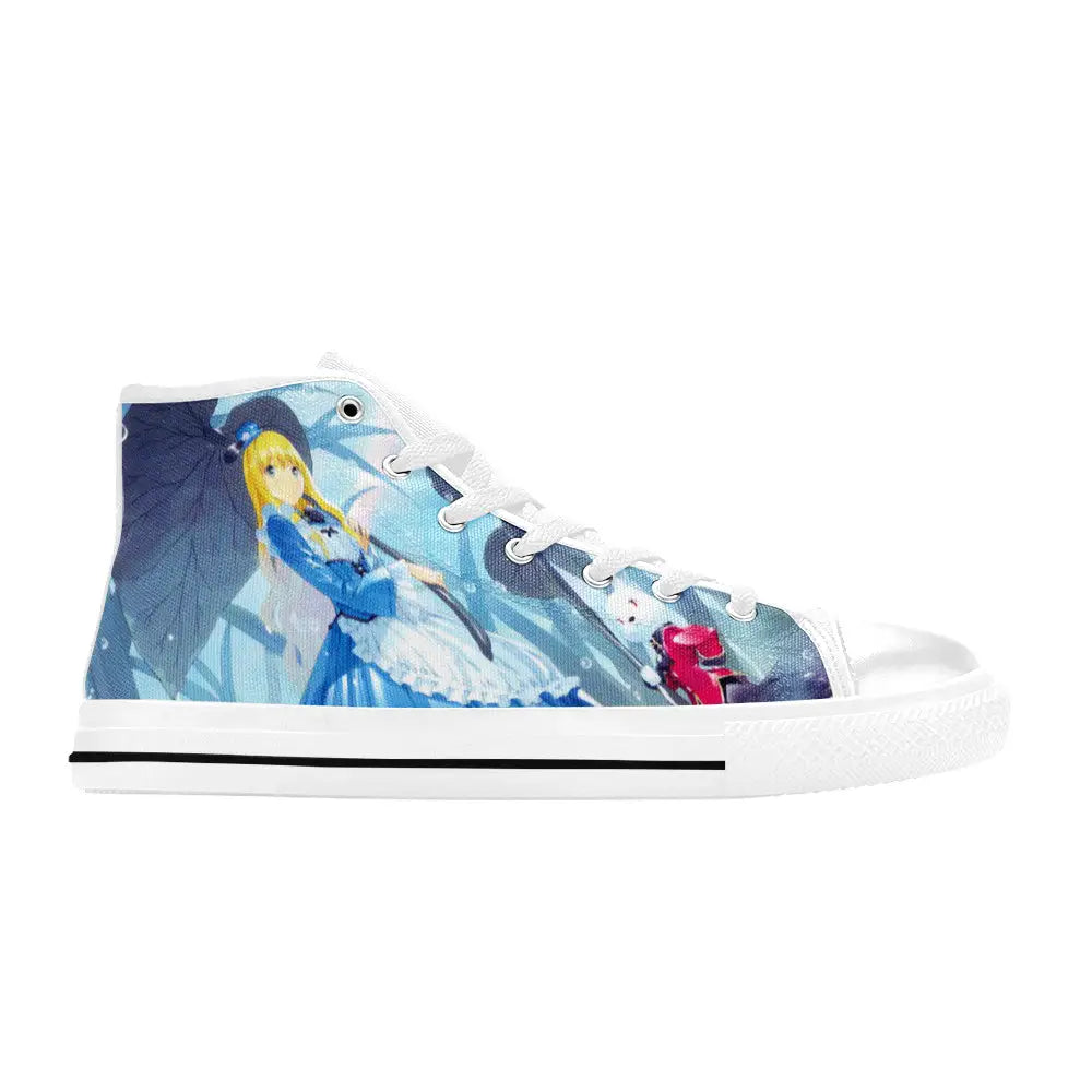 Alice in Wonderland Fushigi no Kuni no Alice Custom High Top Sneakers Shoes