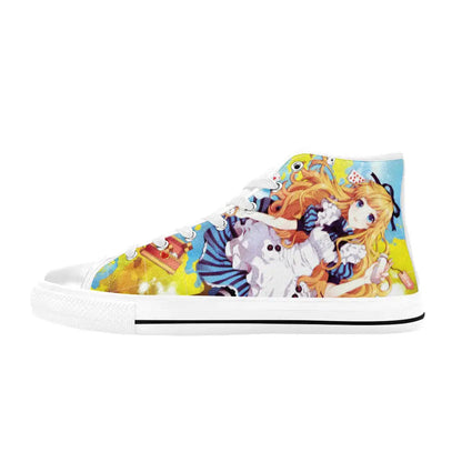 Alice in Wonderland Fushigi no Kuni no Alice Custom High Top Sneakers Shoes