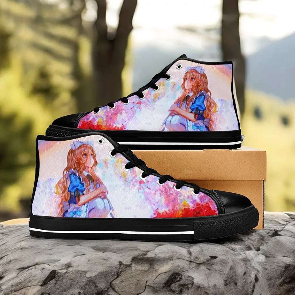 Alice in Wonderland Fushigi no Kuni no Alice Custom High Top Sneakers Shoes