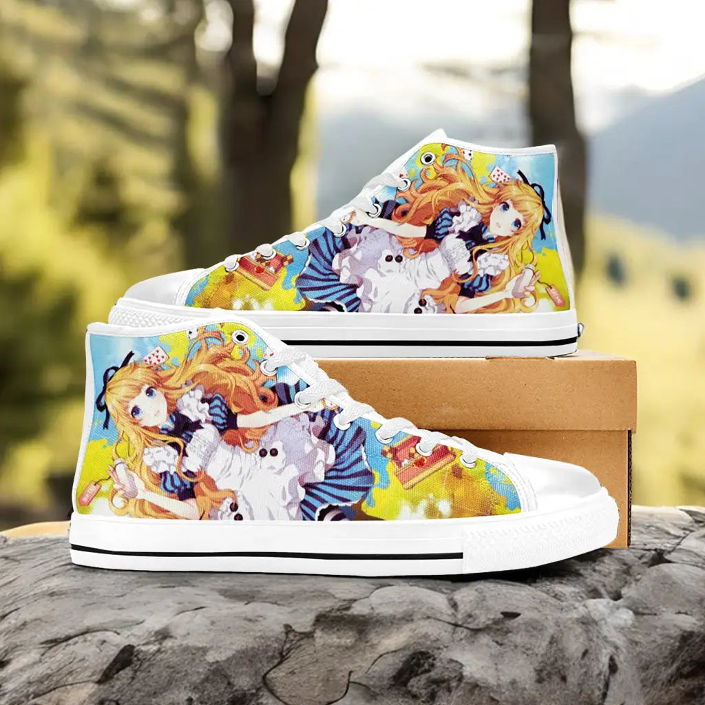 Alice in Wonderland Fushigi no Kuni no Alice Custom High Top Sneakers Shoes