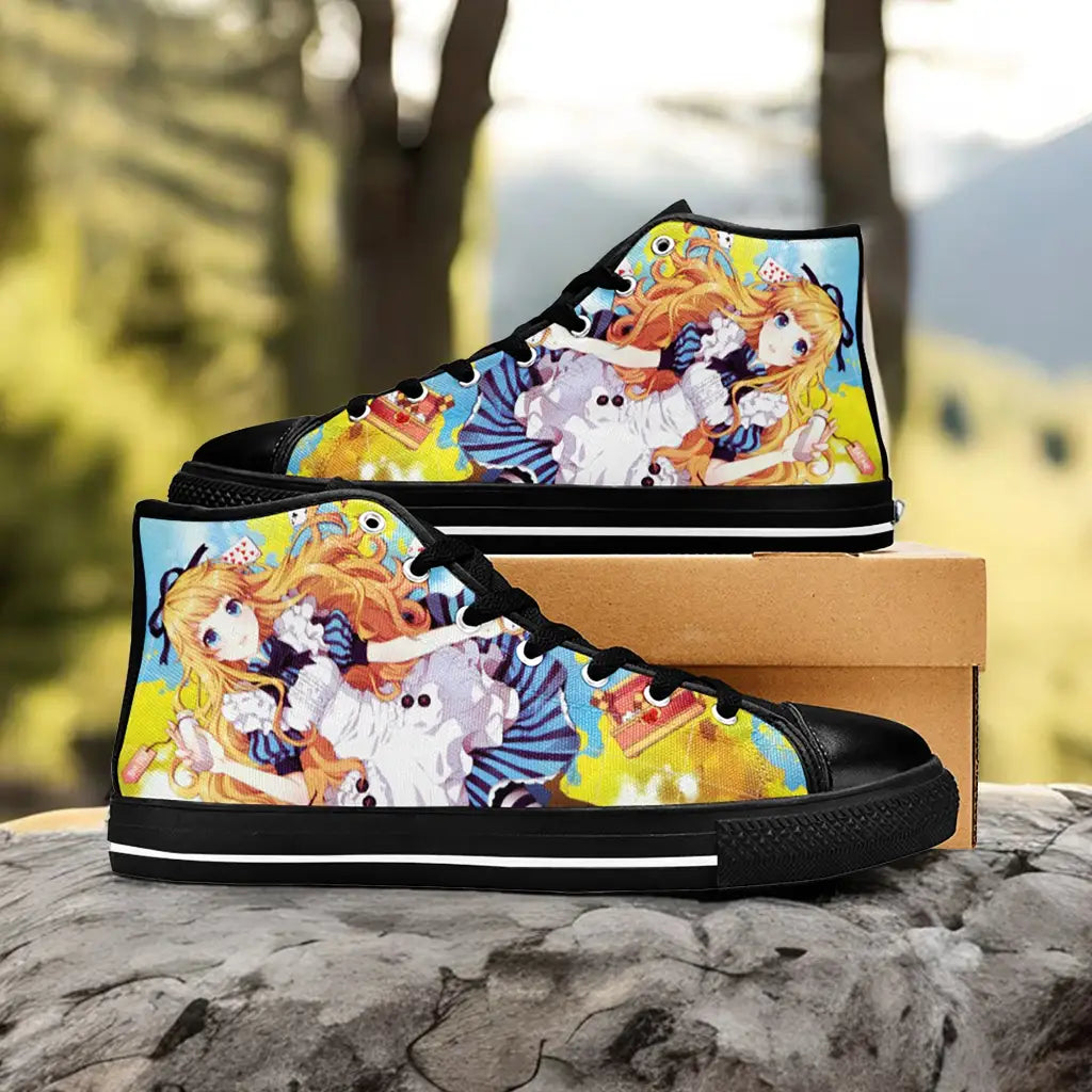 Alice in Wonderland Fushigi no Kuni no Alice Custom High Top Sneakers Shoes