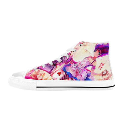 Alice in Wonderland Fushigi no Kuni no Alice Custom High Top Sneakers Shoes