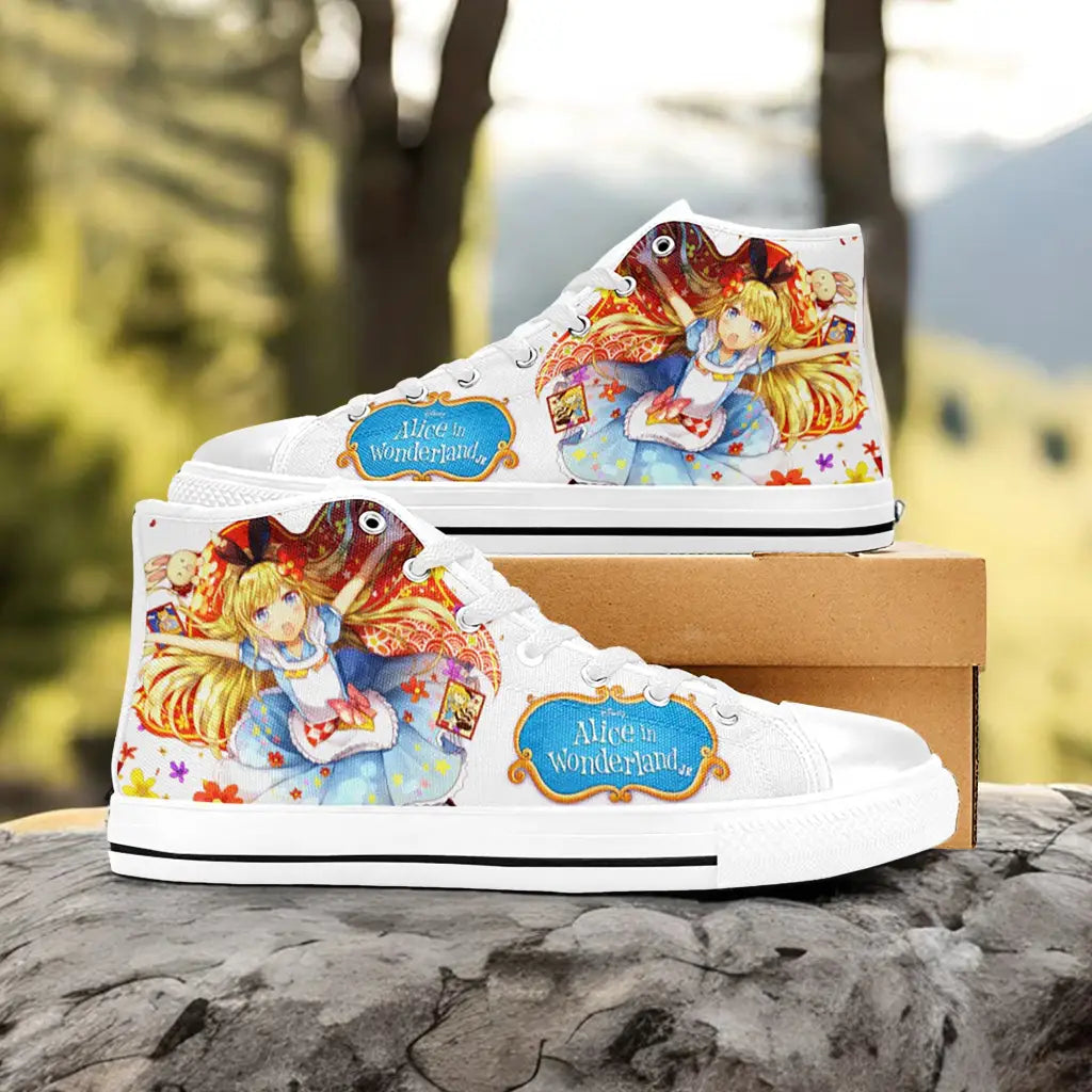 Alice in Wonderland Fushigi no Kuni no Alice Custom High Top Sneakers Shoes