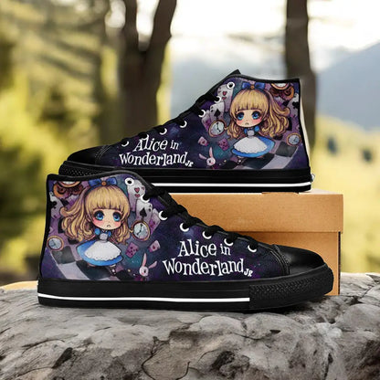 Alice in Wonderland Fushigi no Kuni no Alice Custom High Top Sneakers Shoes